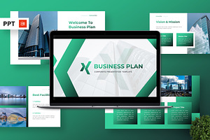 Business Plan - Corporate Powerpoint, a Presentation Template by Deepslide Studio