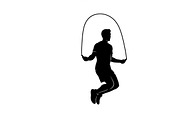 An energetic Jump Rope Silhouette, an Illustration by Amazin_art (Thumbnail 11 of 31)