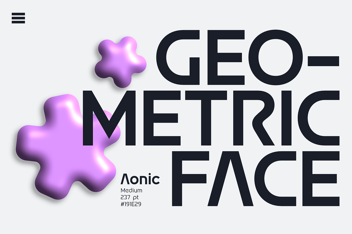 Aonic - Geometric Logo Typeface, a Sans Serif Font by Sign Studio (Photo 2 of 15)