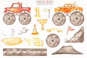 Transport bundle partIII watercolor, a Decorative Illustration by Marina Ermakova (Thumbnail 11 of 29)