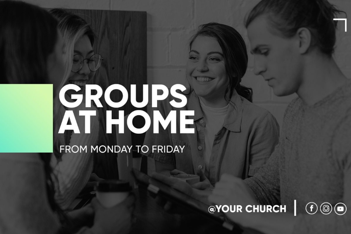 Church Design Groups at Home, a Social Media Template by Cristolab.app (Photo 2 of 4)