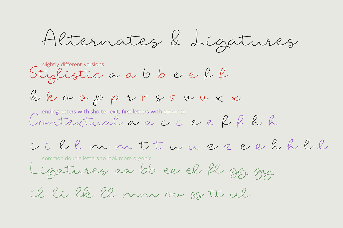 Long Story Short, a Script Font by Roland Huse Design (Photo 5 of 5)