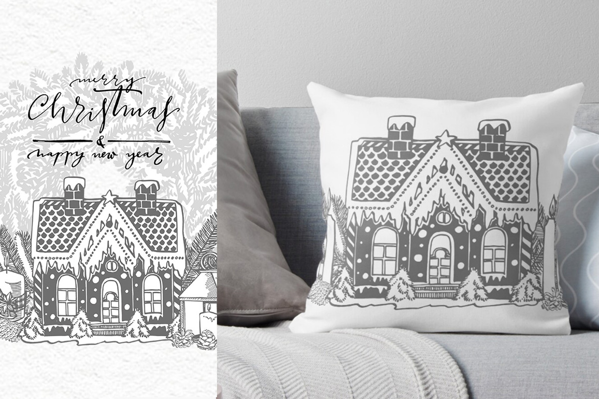Xmas set graphic illustrations, a Decorative Illustration by Ann Astro (Photo 20 of 24)