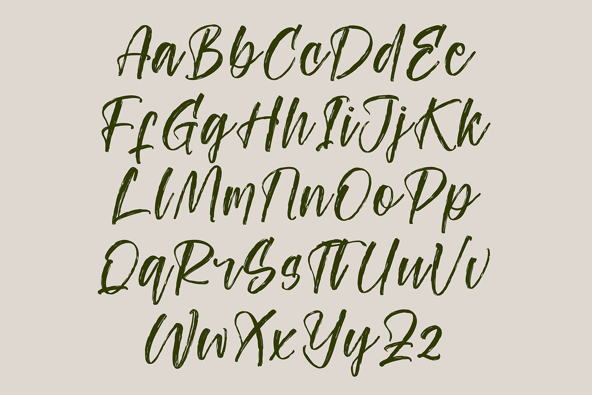 Ungkar Scripta Modern Brush Font, a Script Font by stylishtype.co (Photo 4 of 20)