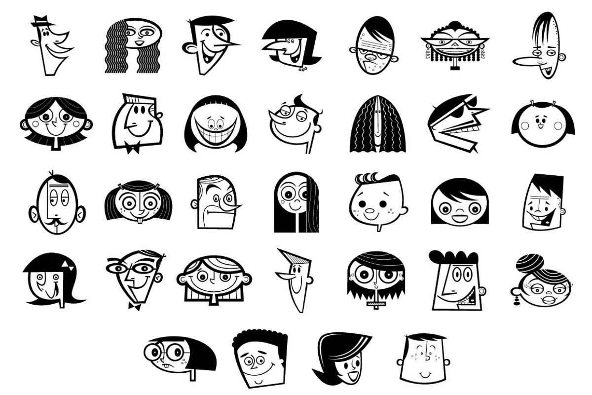 Littleheads Mini Pack, an Illustration by steckfigures (Photo 1 of 2)