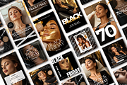 Black Friday Instagram Skincare, a Social Media Template by DesignsbyMariaStudio (Thumbnail 1 of 10)