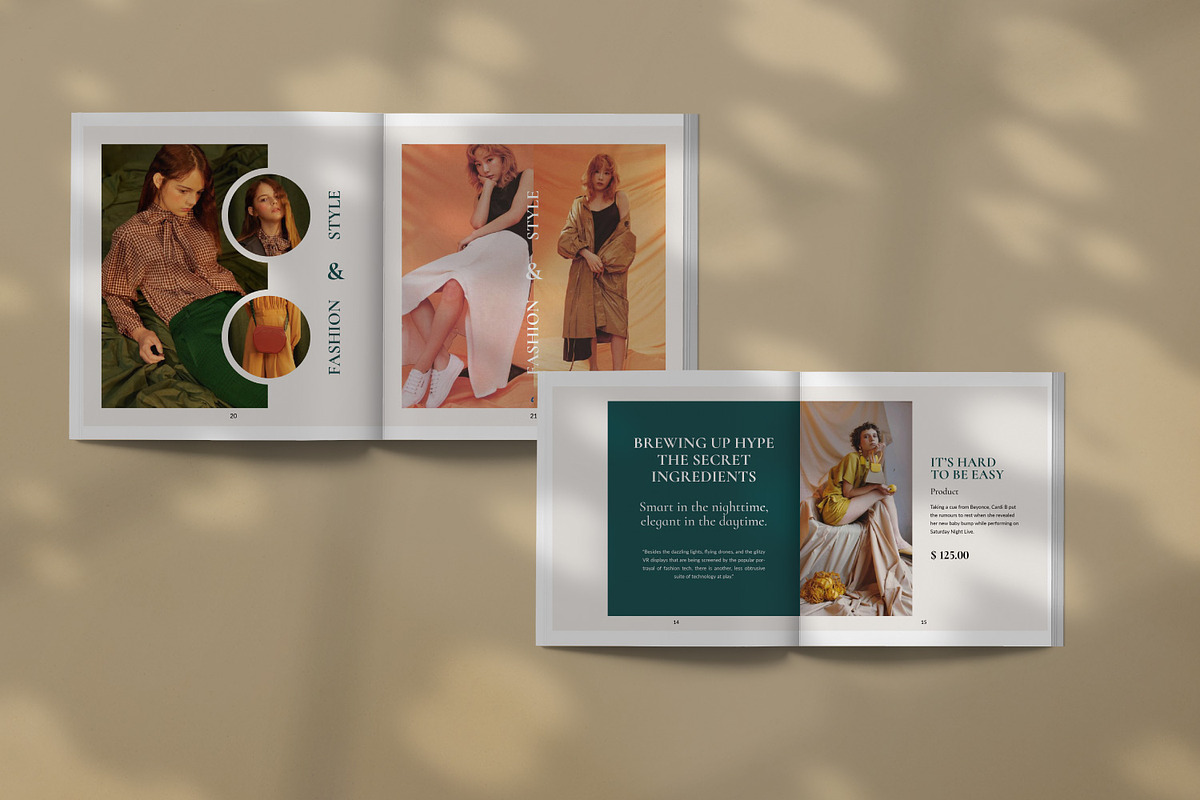 VERSITLE - Fashion Catalogue Design, a Presentation Template by Dirtytemp Studio (Photo 2 of 8)