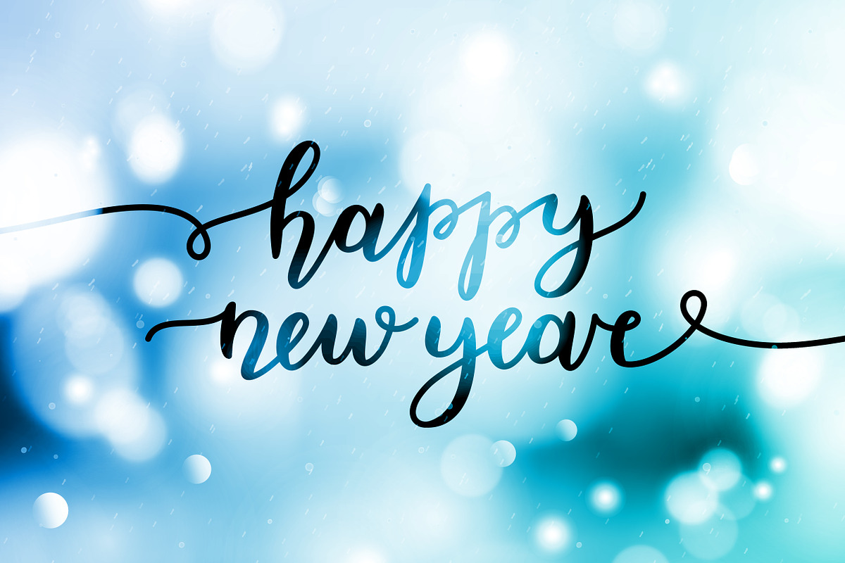 Happy New Year, 6 greeting cards, a Card Template by redcollegiya design (Photo 3 of 6)
