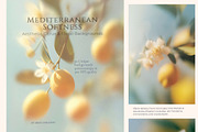 Mediterranean Blur lemon backgrounds, a Background Graphic by 60secondsArt (Thumbnail 12 of 14)