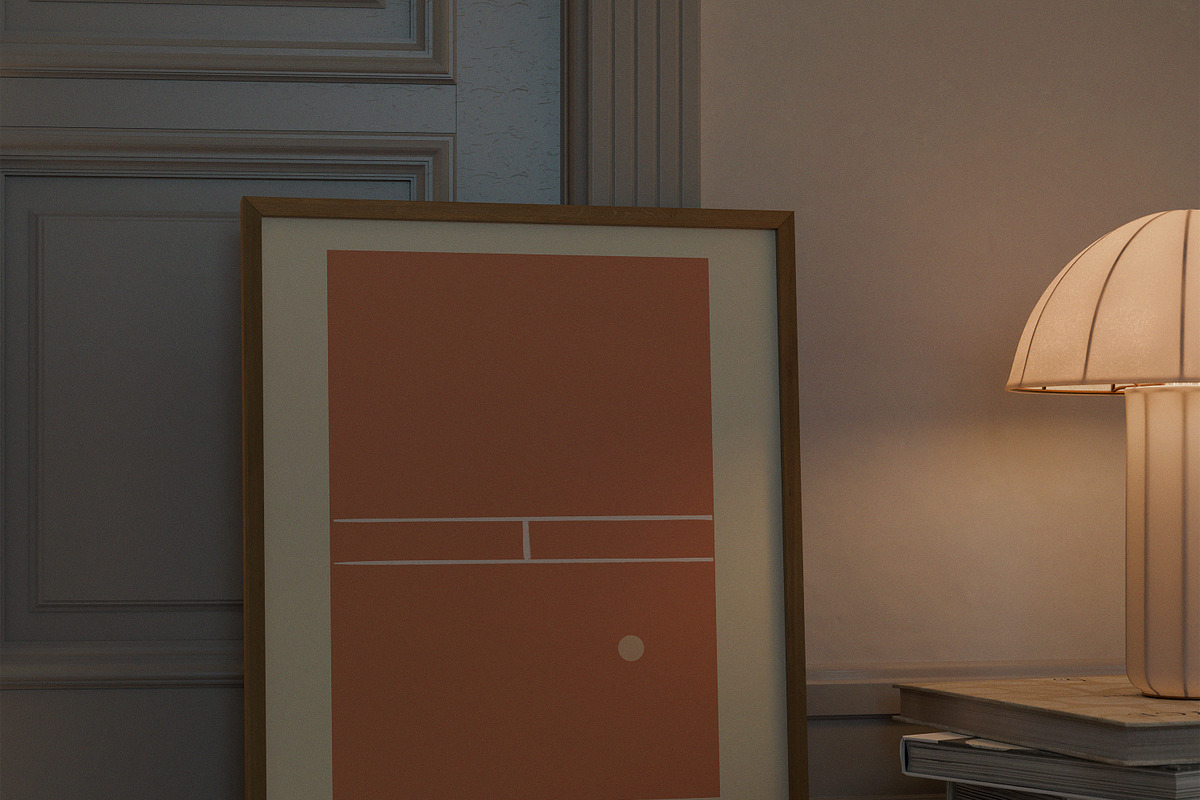 Handmade Tennis & Retro Sport Prints, a Background Graphic by Laras Wonderland (Photo 7 of 8)
