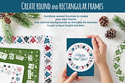 Scandinavian Christmas brushes, a Brush Add-On by ekmelica (Thumbnail 3 of 14)