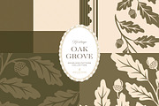 Oak & Acorn Autumn Patterns - Olive, a Pattern Graphic by Eclectic Anthology (Thumbnail 13 of 13)