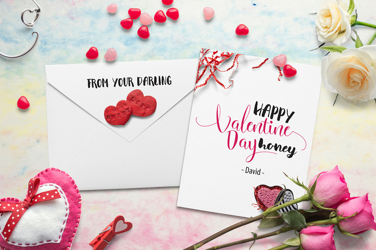 Valentine Agnes FONT DUO preview 3