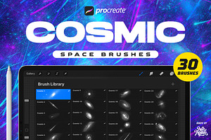 Procreate Cosmic Brushes