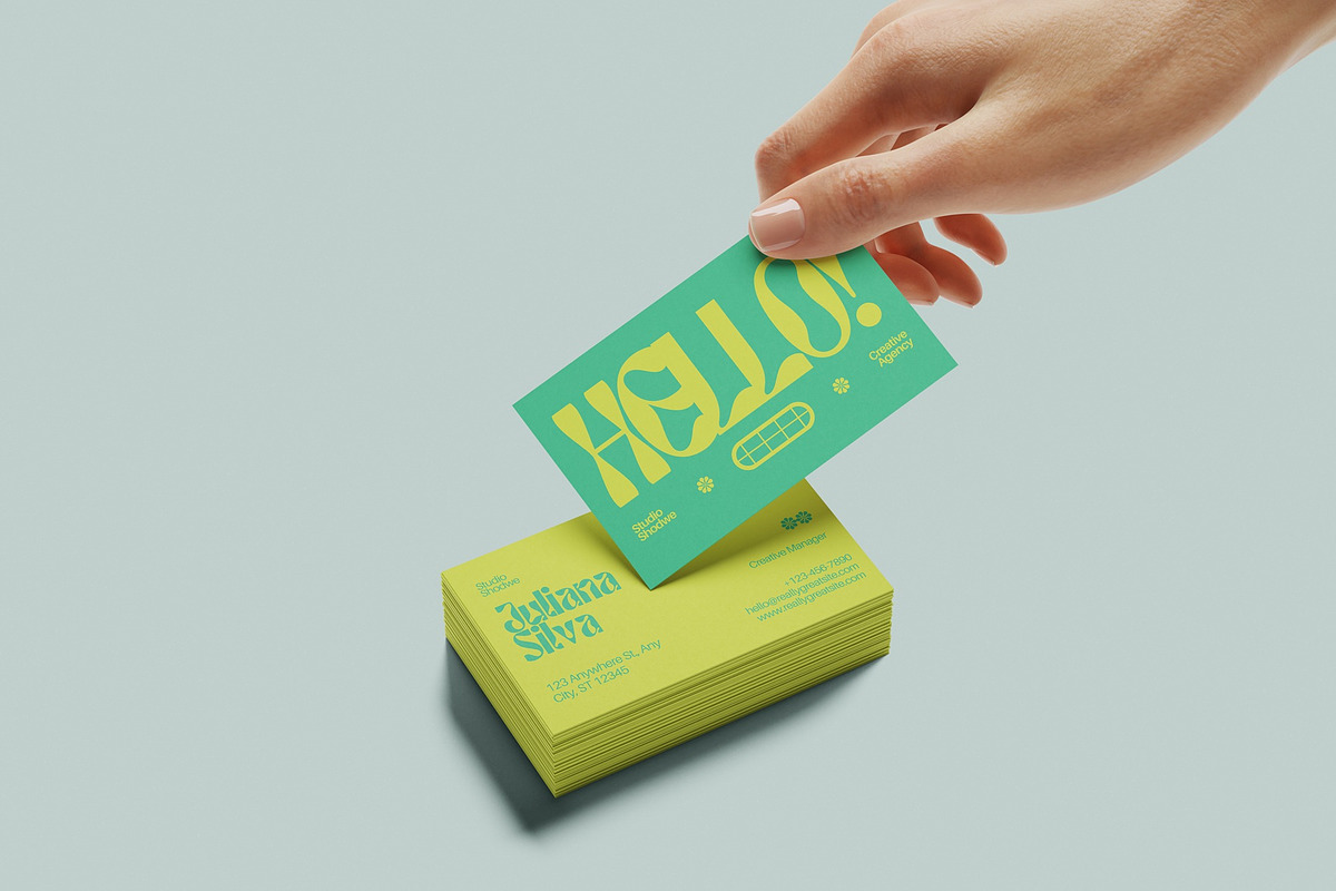 Beautiful Business Card Mockup, a Books & Magazine Mockup by UFR_GRAPHIC (Photo 2 of 4)