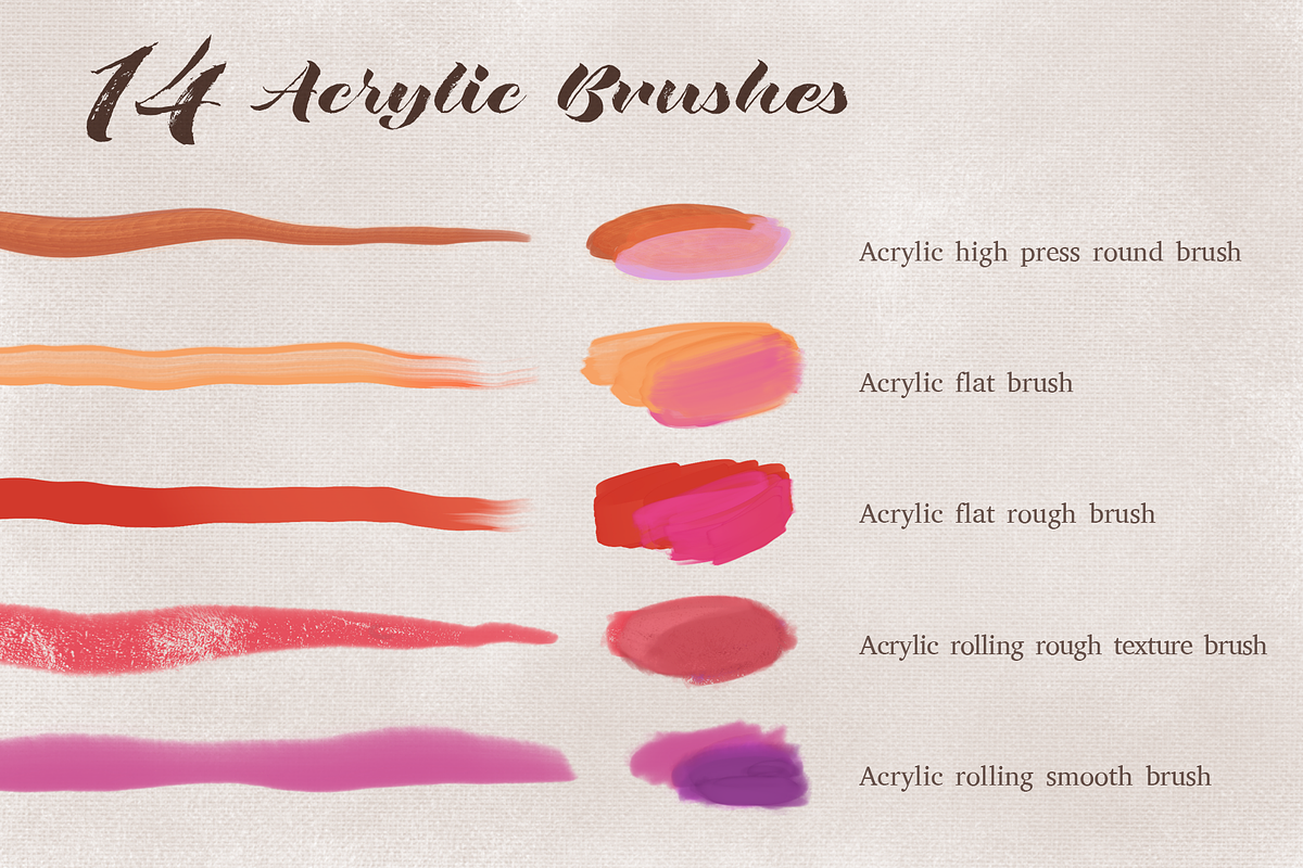 Procreate Oil and Acrylic Brushes, a Brush Add-On by Michal Design (Photo 5 of 10)