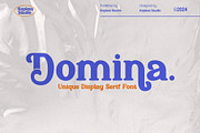 Domina - Display Serif, a Serif Font by Koplexs Studio (Thumbnail 1 of 10)