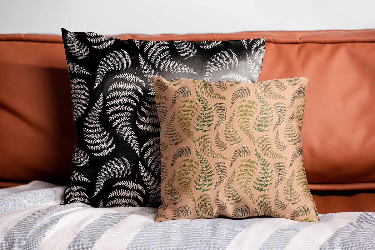 Fern. Line art sketch and patterns, a Decorative Illustration by Canatic (Photo 4 of 6)