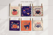 Happy Halloween Clipart, an Illustration by Twigs and Twine (Thumbnail 2 of 8)