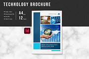Technology Brochure Template, a Brochure Template by retrographix (Thumbnail 1 of 10)