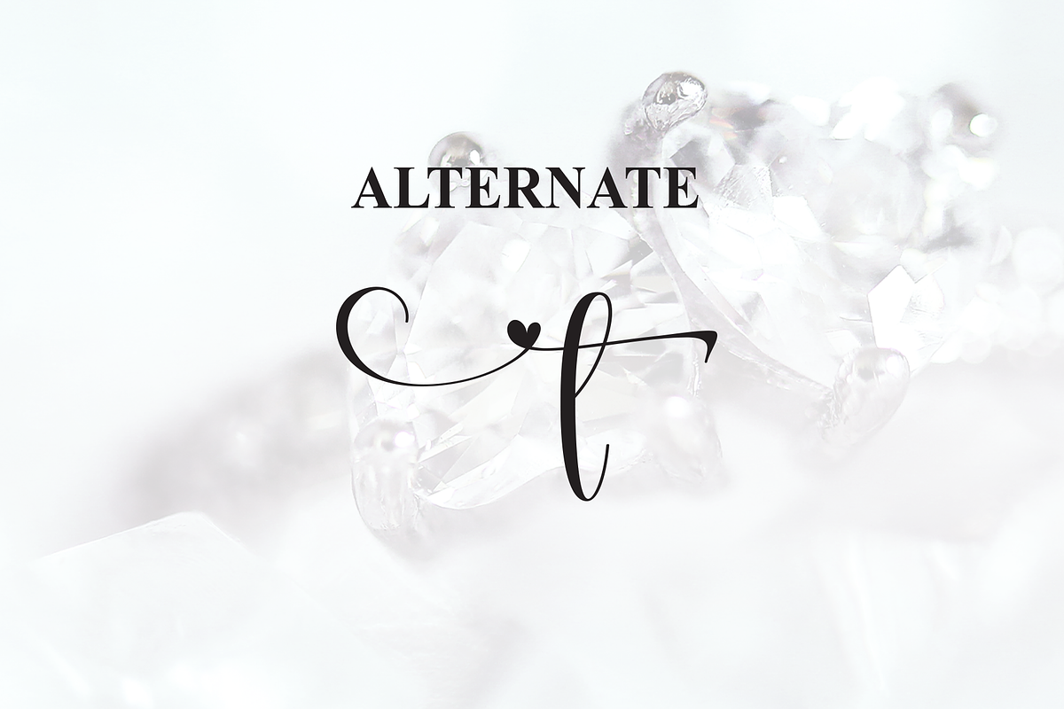 Rhinestone | Script Font, a Handwritten Font by Scratchones (Photo 8 of 9)