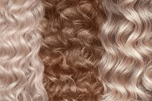 Hair closeup wave blondie curls stock photo containing hair and color