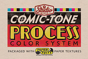 Comic-Tone Process Color System, a Layer Style Add-On by StudioWorks (Thumbnail 1 of 12)