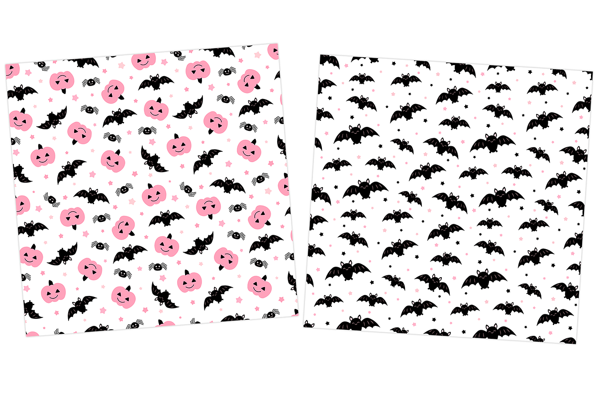 Cute Pink Halloween seamless pattern, a Pattern Graphic by IrinaShishkova (Photo 6 of 7)