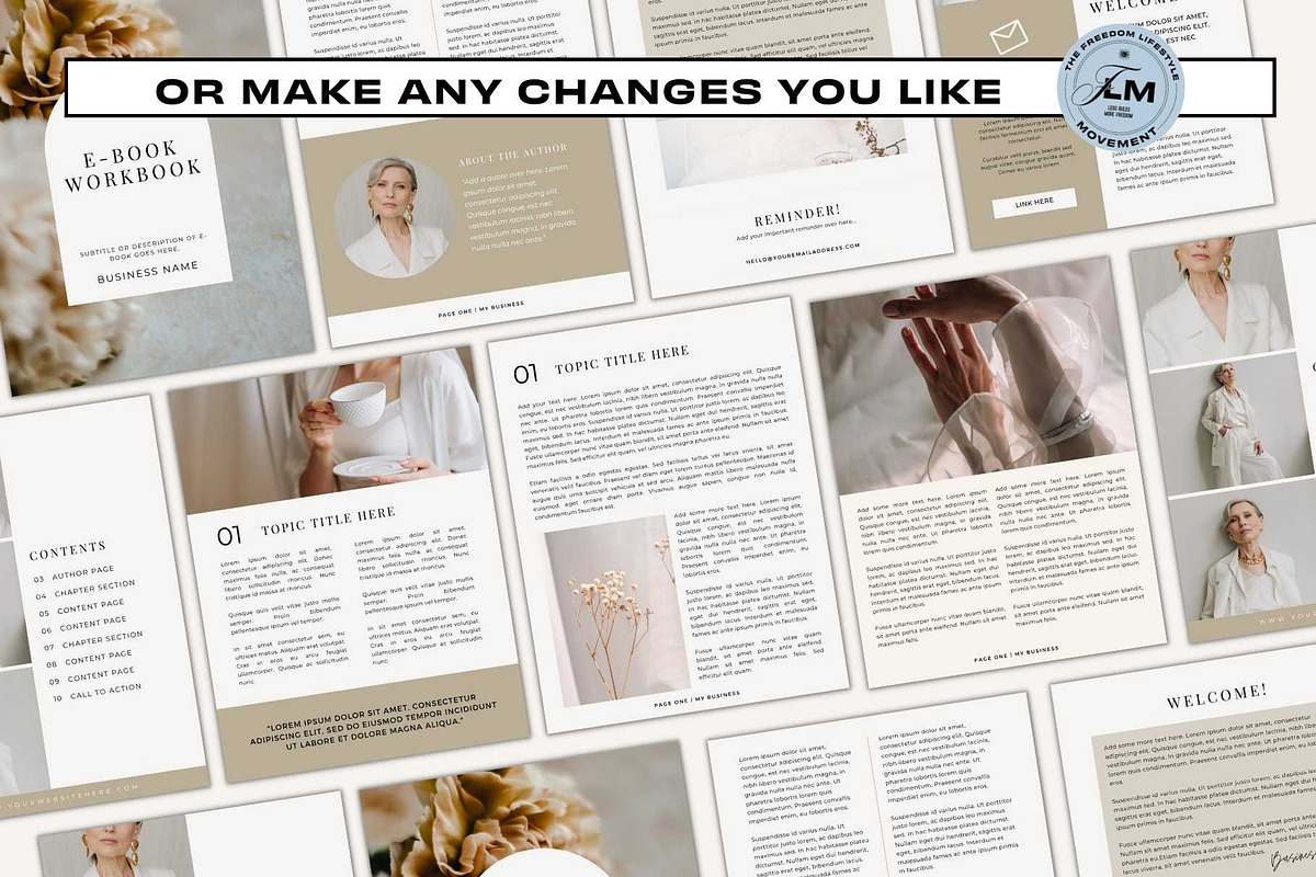 Ebook - Noir Luxe, a Social Media Template by Freedom Business Shop (Photo 8 of 10)