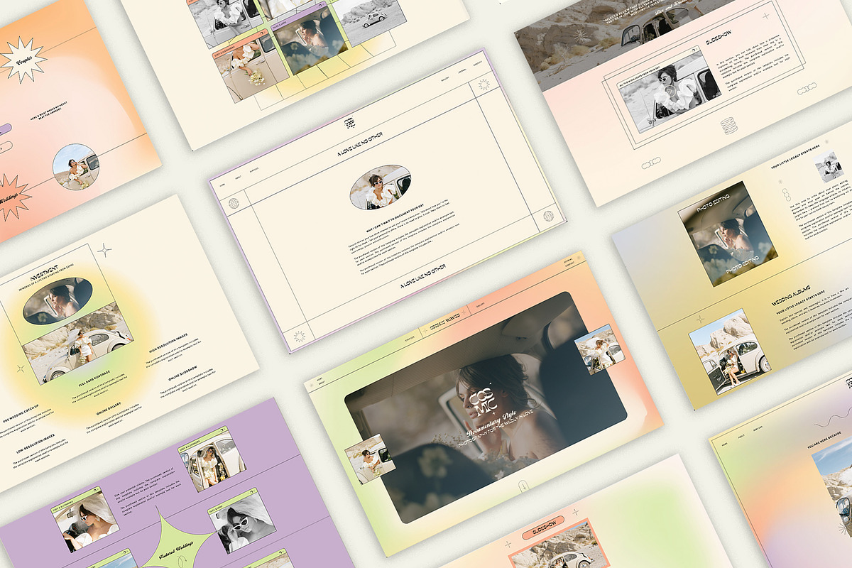 Y2K Gradient | Showit Website, a Websites & App Template by Studio Leelou (Photo 2 of 12)