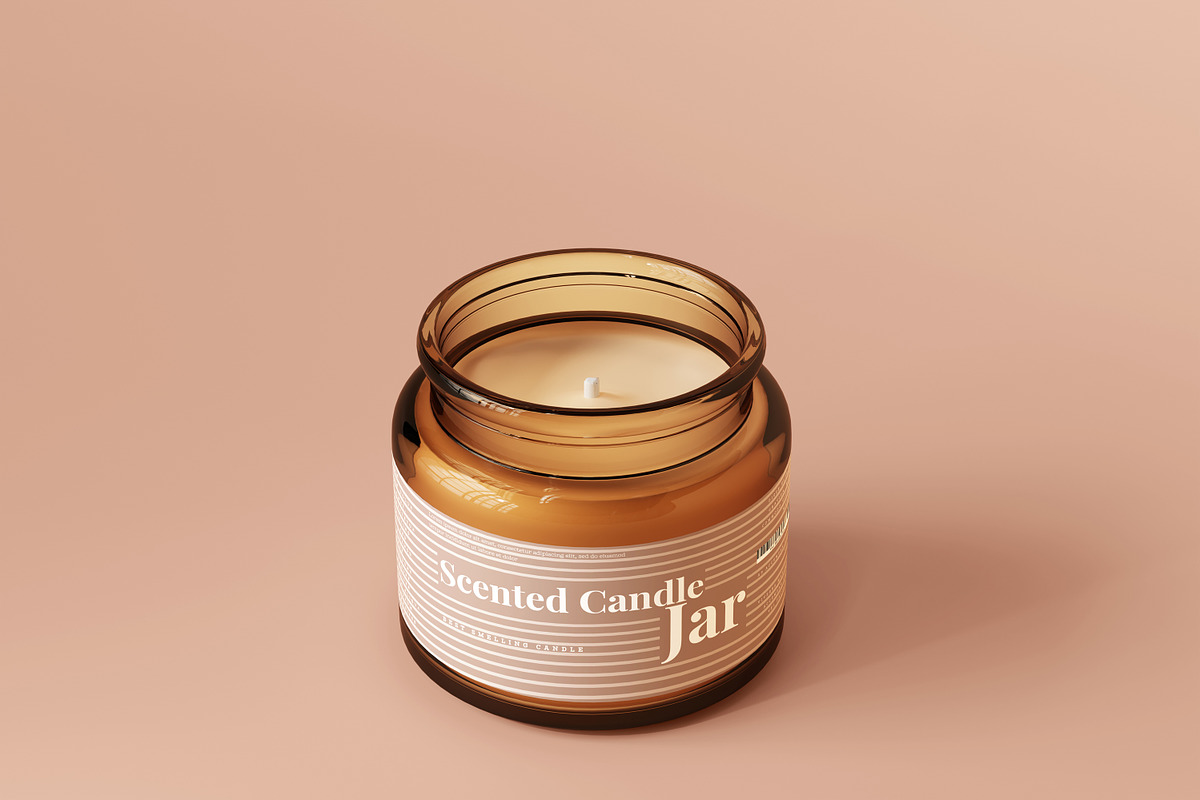 Amber Glass Candle Mockup Bundle, a Packaging Mockup by pmvch (Photo 95 of 135)