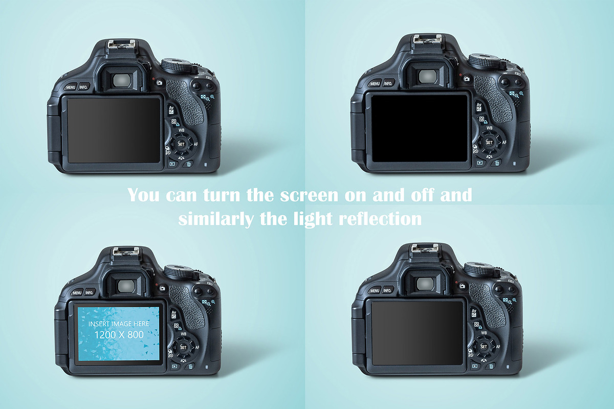 DSLR Camera MockUp, a Product Mockup by Zabiegala MP (Photo 5 of 6)
