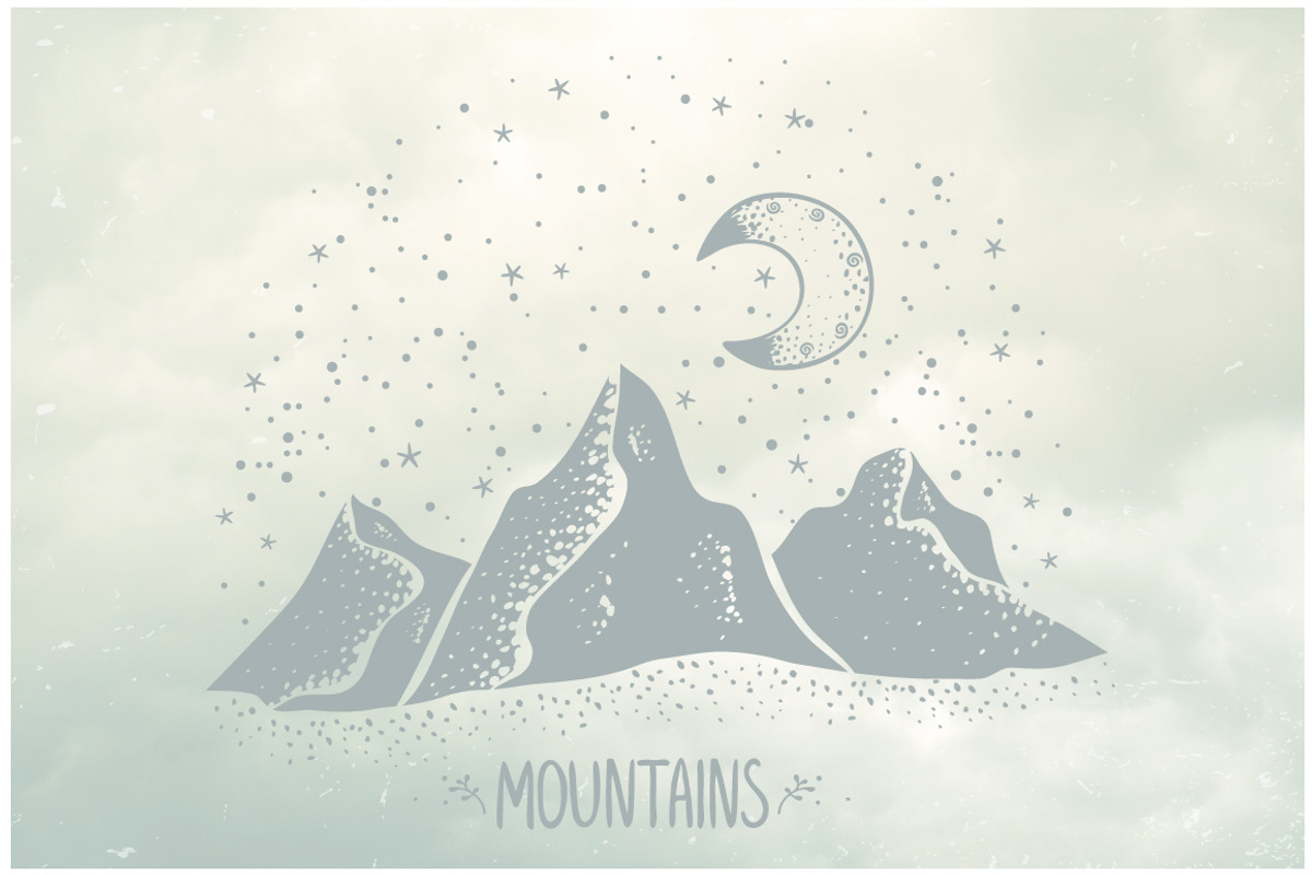 mountains, an Illustration by JulianArt (Photo 3 of 4)