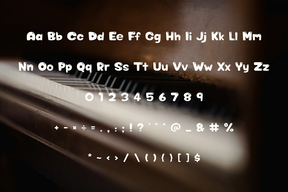 Bubble Display Font - Biscuit Soda, a Sans Serif Font by ZoloDesignHub (Photo 2 of 8)