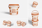 Industrial Paint Bucket Mockup PSD, an Advertising Mockup by Indah (Thumbnail 1 of 6)