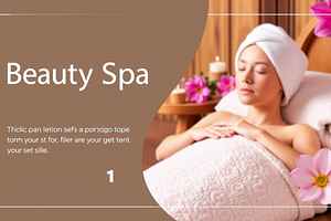 Beauty Spa Google Slide Template