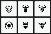 Viking Warrior Icons Bundle, a Solid Icon by Vectorium Studio (Thumbnail 1 of 2)