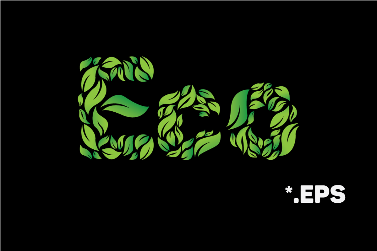 Eco letter set, a Decorative Illustration by airunreal (Photo 1 of 33)