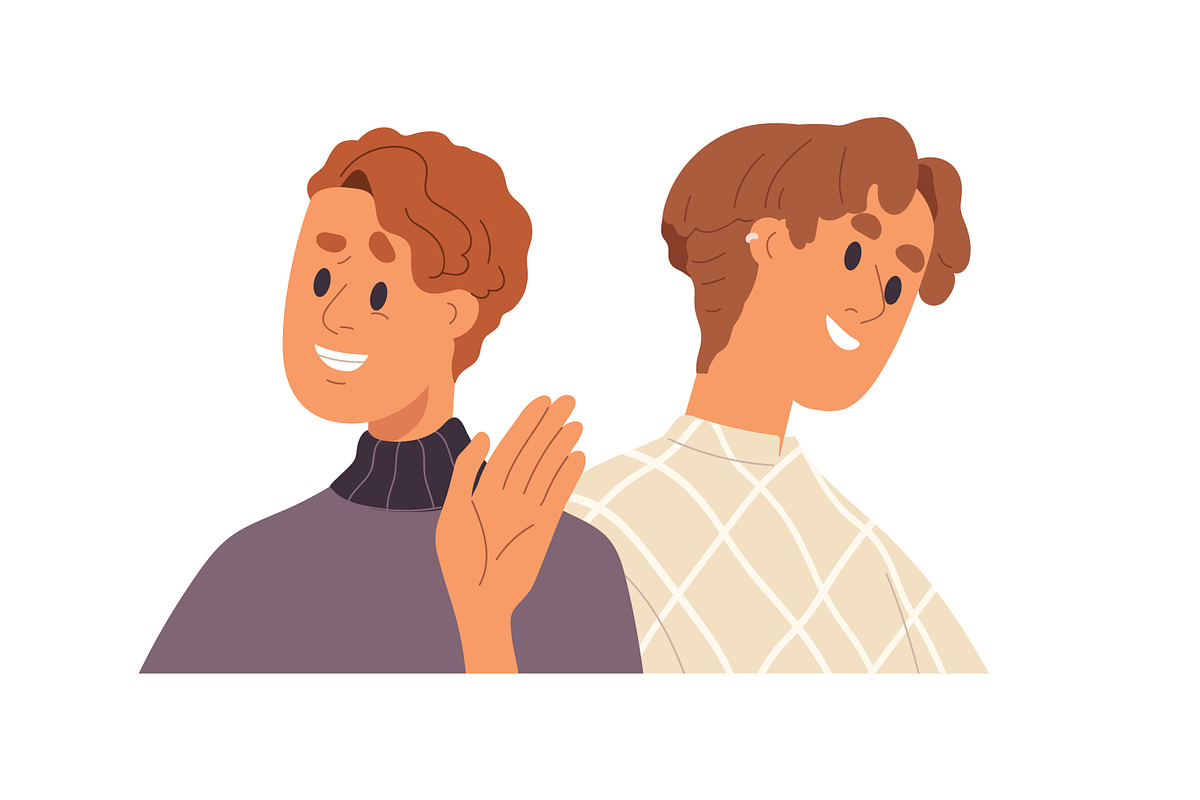 Face avatars of couples, friends set, a Person Illustration by Good Studio (Photo 16 of 16)