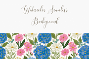 Blue Hydrangea Seamless Pattern PNG, a Pattern Graphic by Pati Charm Studio (Thumbnail 3 of 6)