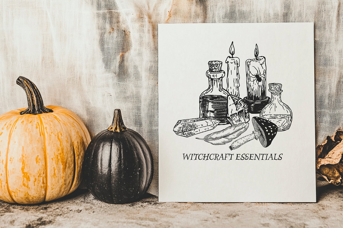 Whimsy Halloween. Vector clipart, an Object Graphic by AnMark (Photo 9 of 11)