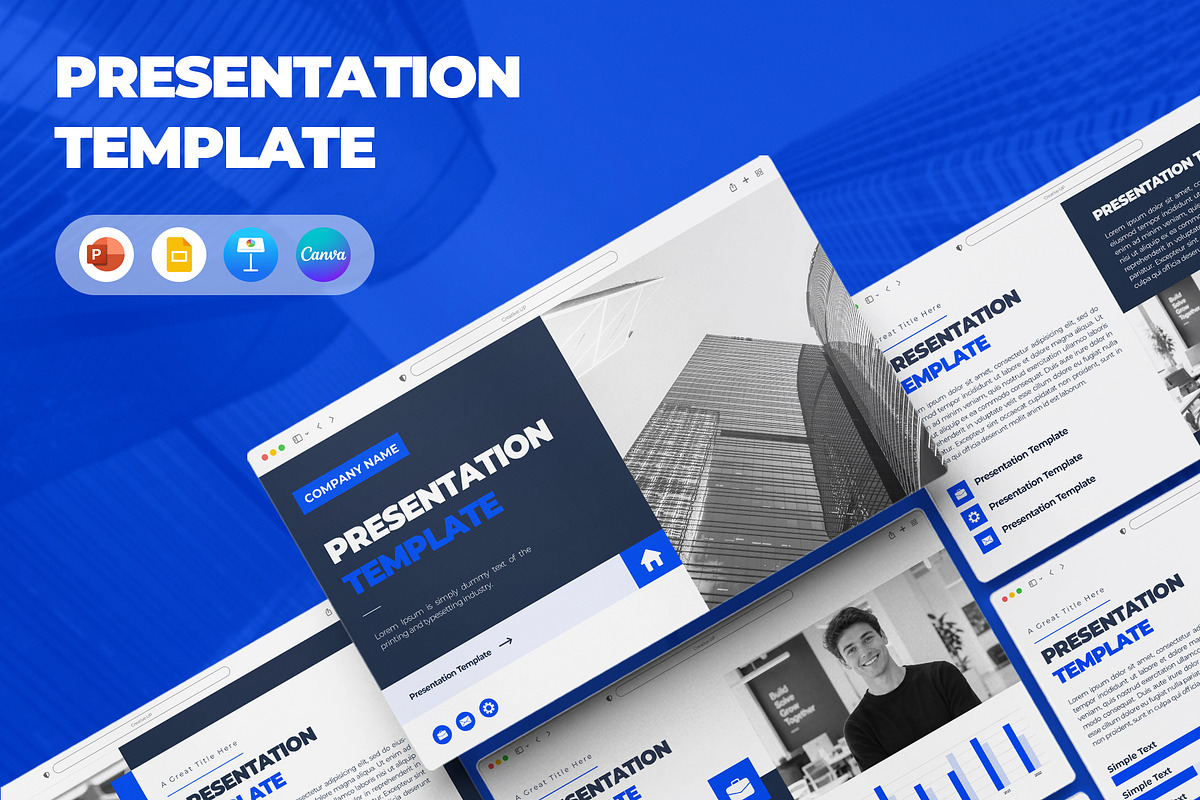Business Strategy Presentation, a Presentation Template by CreativeUP (Photo 1 of 6)