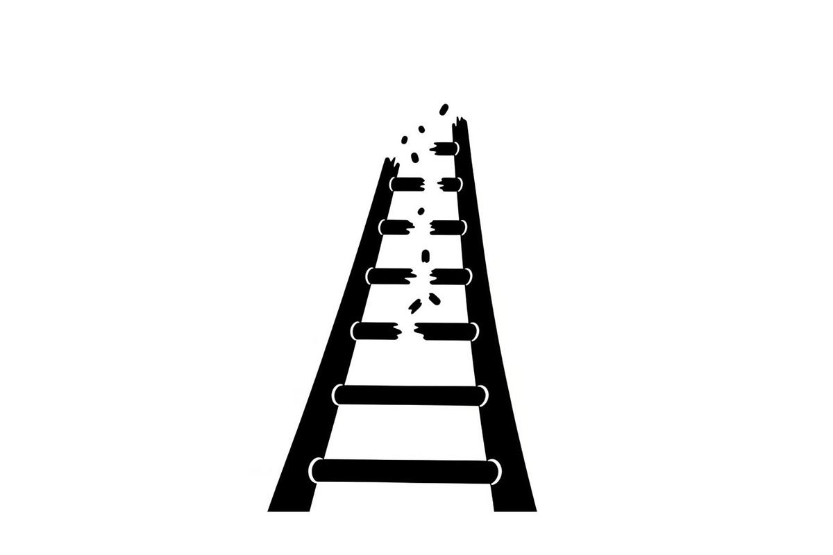50 Broken Ladder Silhouette Bundle, an Illustration by Designs_River (Photo 34 of 51)