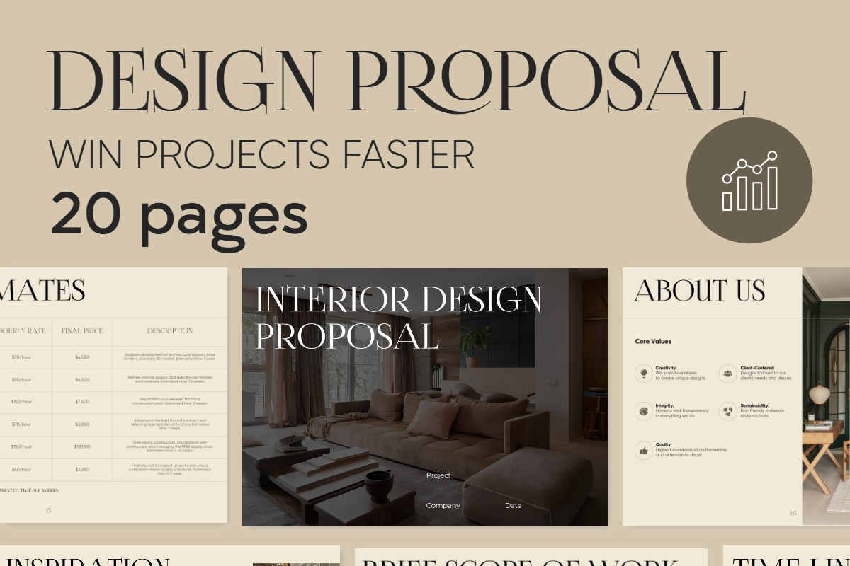 Interior design PRO bundle template, a Presentation Template by Trendingdigital (Photo 2 of 8)