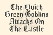 CS Aither Knitted, a Blackletter Font by Craft Supply Co. (Thumbnail 5 of 8)