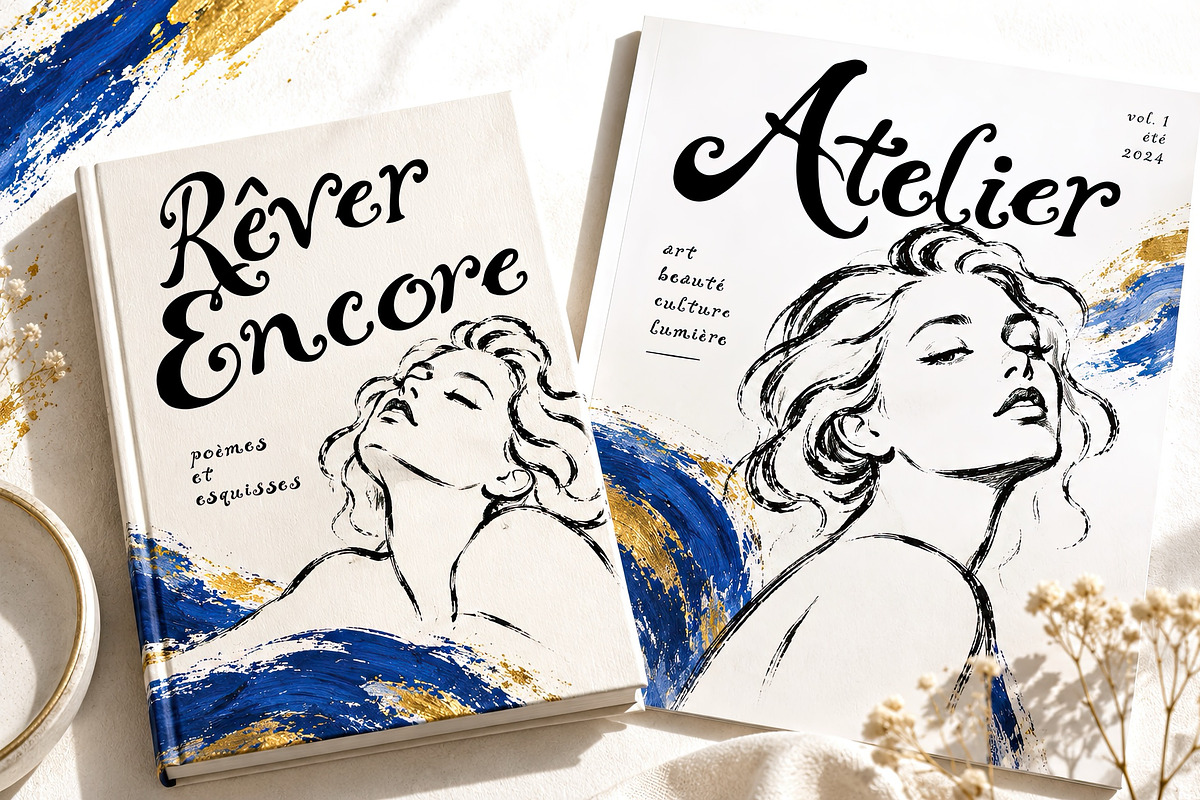Atelier Nocturne | Artistic Font, a Handwritten Font by Ckybe's Corner