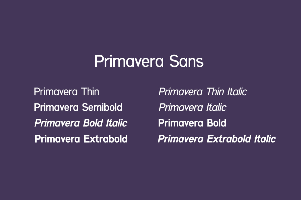 Primavera Sans Serif Font, a Sans Serif Font by UICreative (Photo 6 of 13)