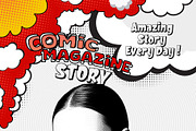 Retro Comic Book Style Poster Art, an Action Add-On by Photoshop Action (Thumbnail 12 of 21)