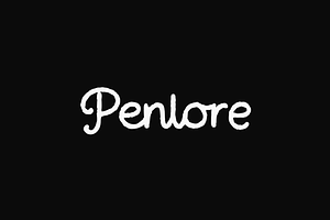 Penlore - Typeaface with 11 fonts, a Handwritten Font by VP Fonts