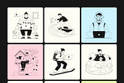 Freelance Vector Illustration Set, an Object Graphic by Brickclay (Thumbnail 10 of 10)